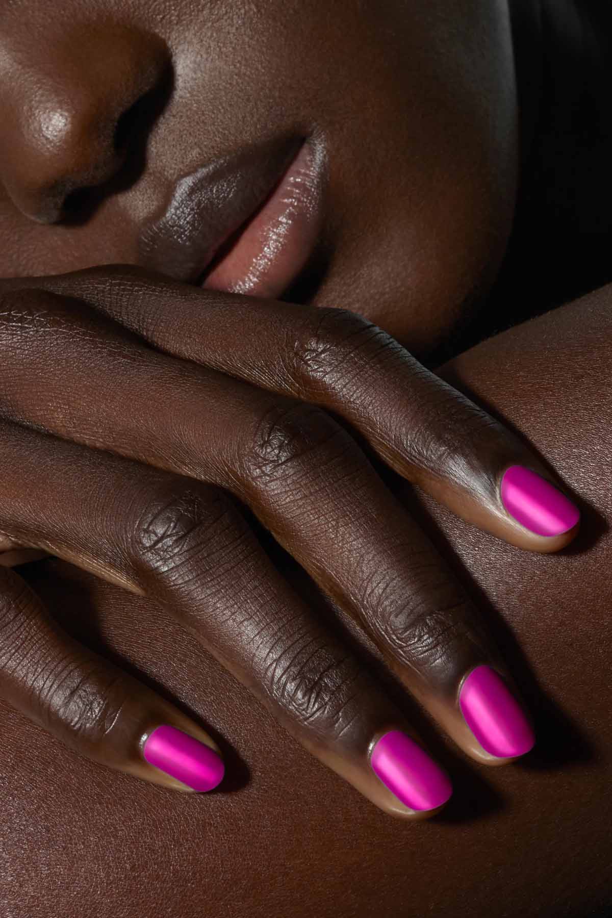 Matte Pink Nail Polish