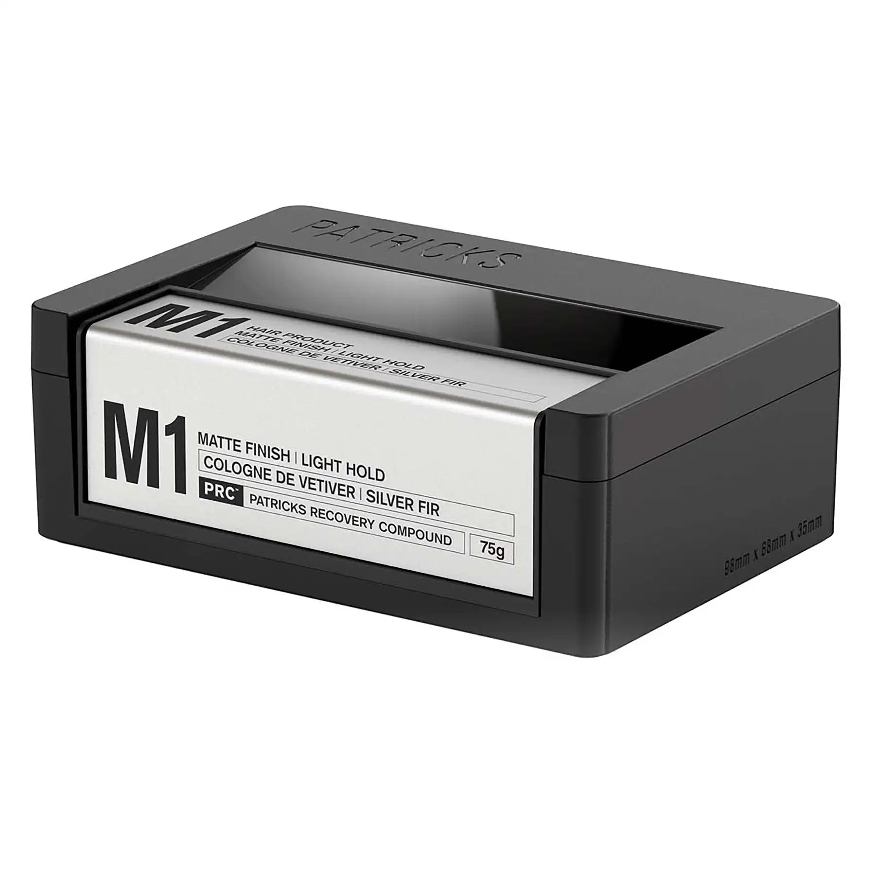 Patricks M1 Matte Light Hold Hair Styling Pomade Side