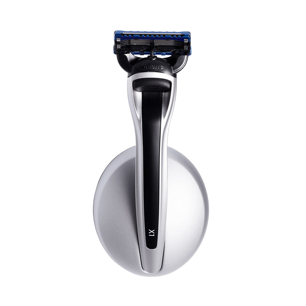 Bolin Webb X1 Fusion5 Razor & Stand Argent Black Top Luxury Razor