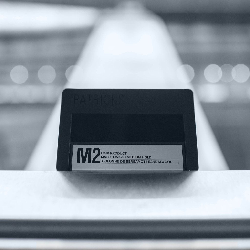 Patricks M2 Matte Medium Hold Hair Styling Pomade on Metal