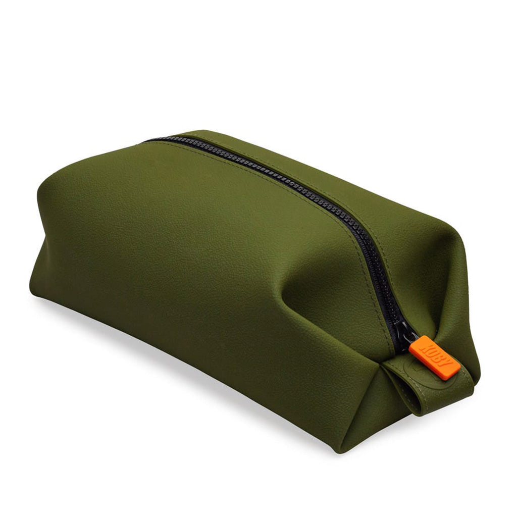 Tooletries The Koby Dopp Bag White Background - Olive