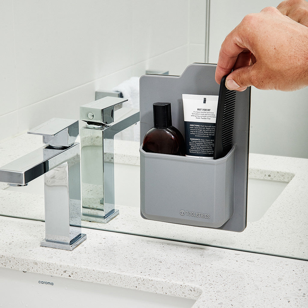Tooletries The James Toiletry Organizer in Mirror - Gray