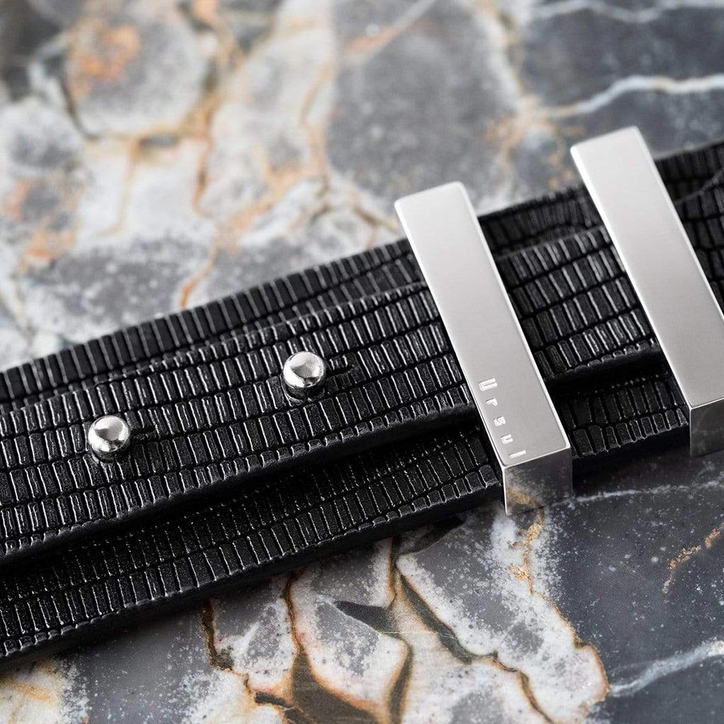 Spartiate 34 Crocodile Style Leather Belt