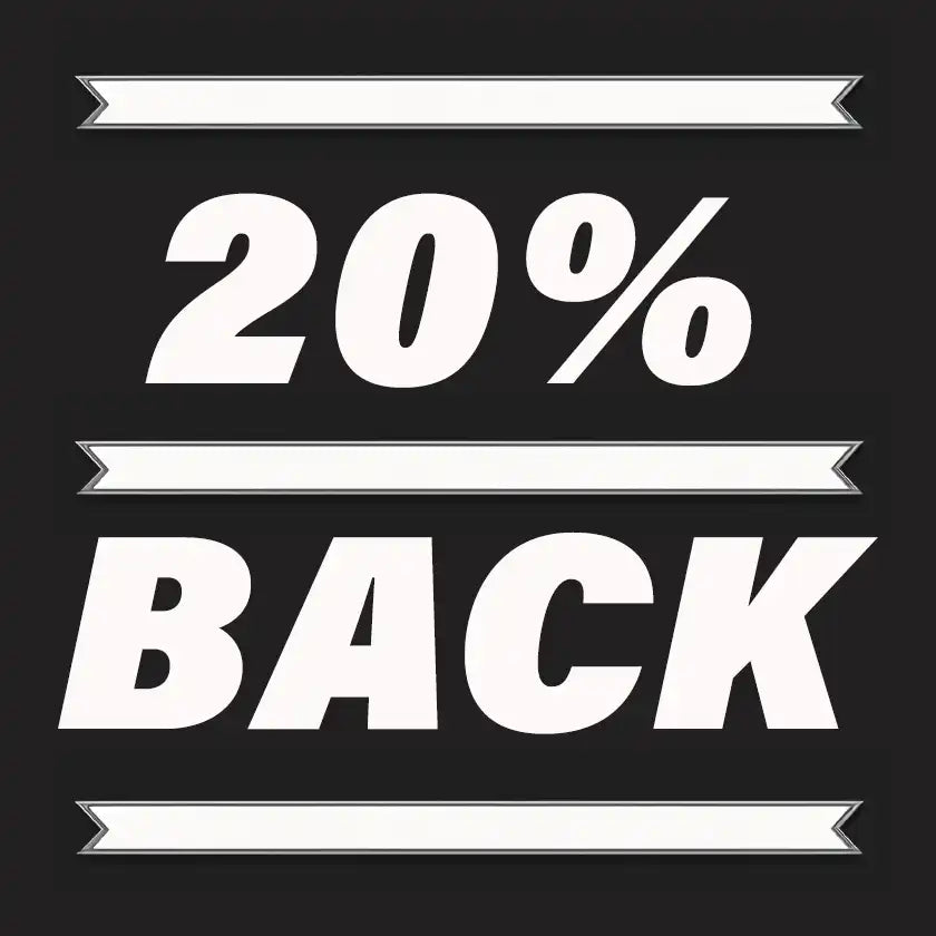 20% Back