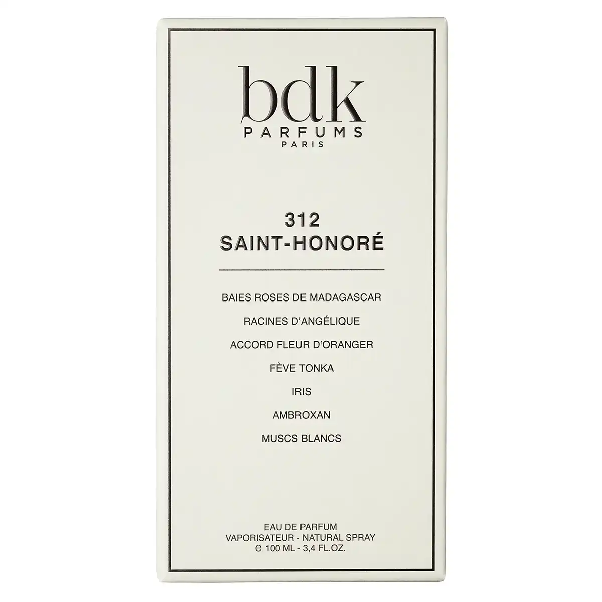 BDK Parfums 312 Saint-Honoré Eau de Parfum 100ml