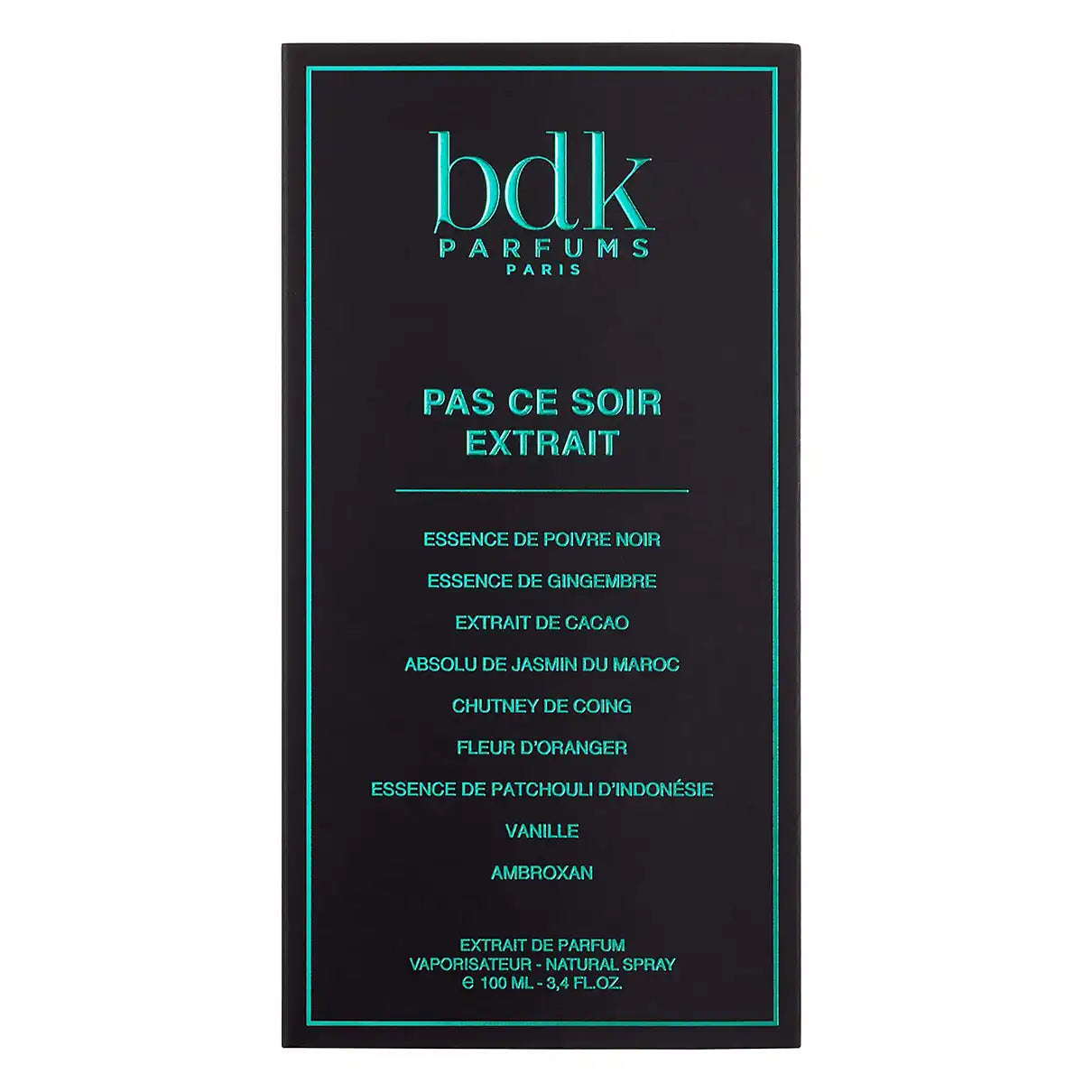 BDK Parfums Pas Ce Soir Extrait de Parfum 100ml