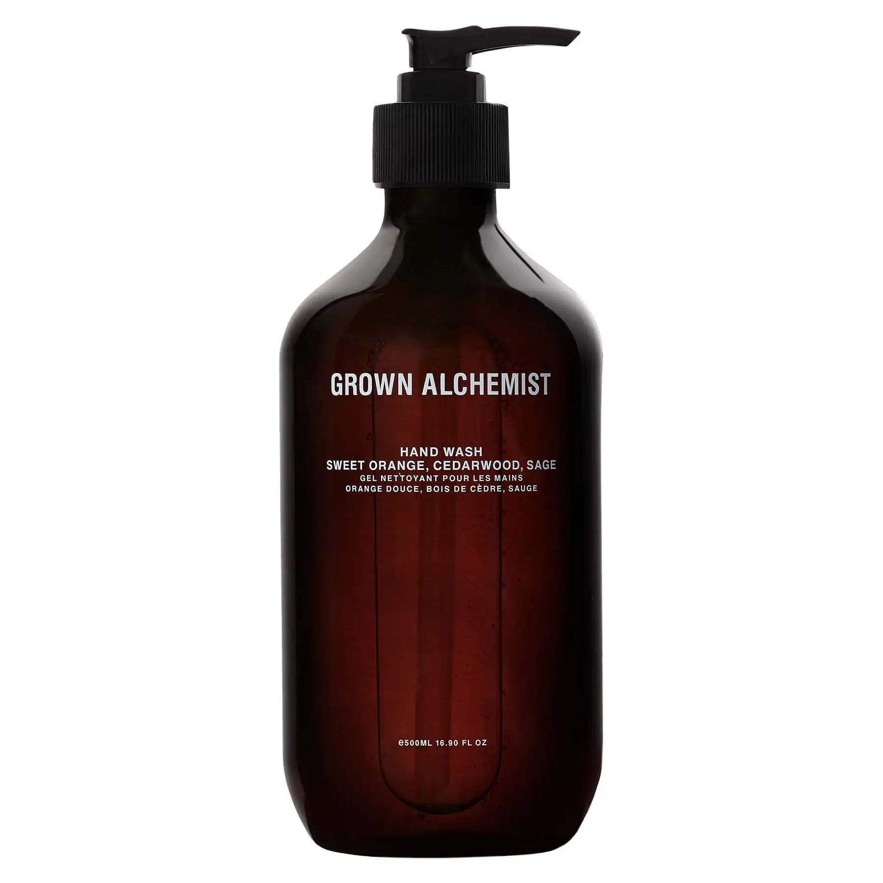 Grown Alchemist Hand Wash Sweet Orange, Cedarwood, Sage 500ml