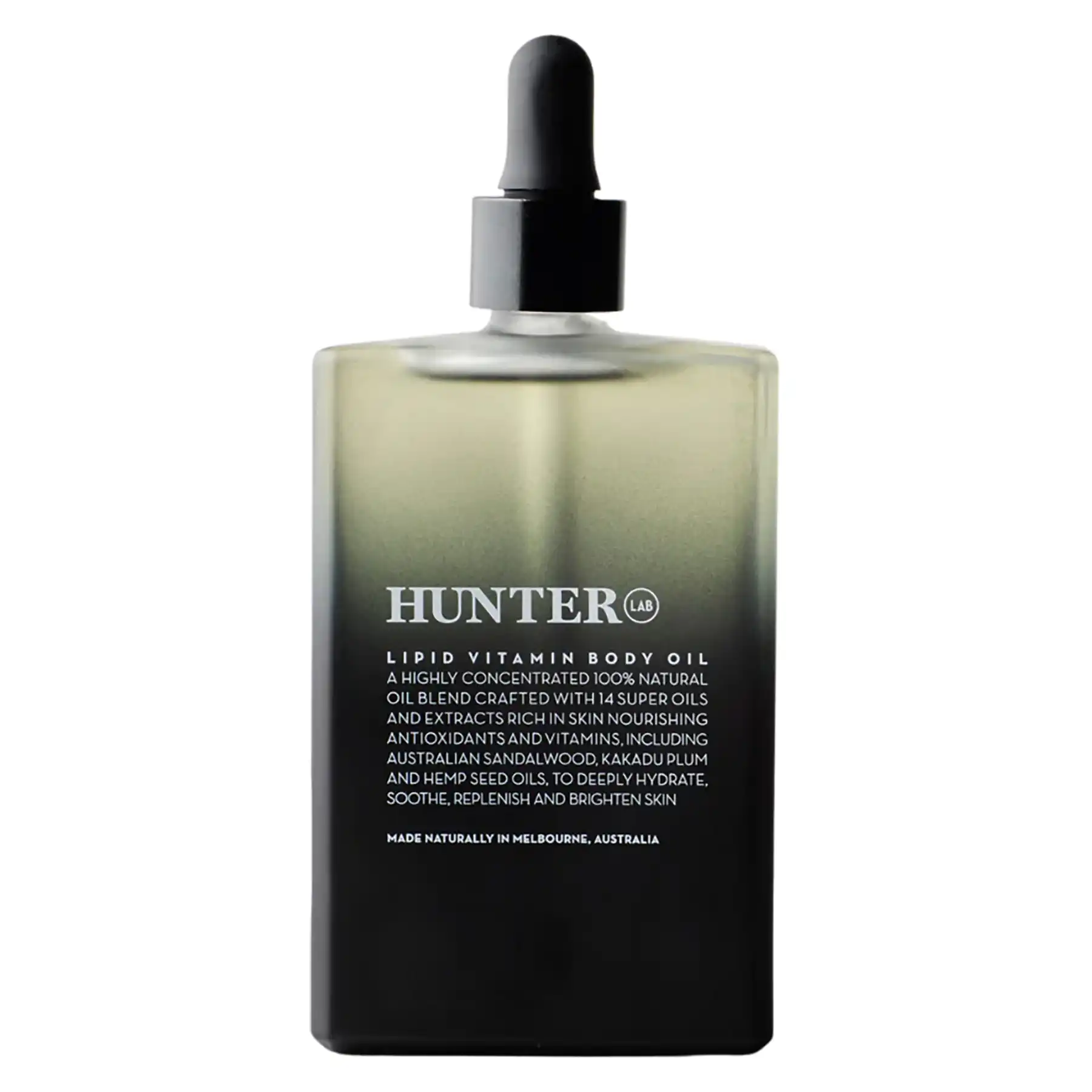 Hunter Lab Lipid Vitamin Body Oil 100ml dropper bottle