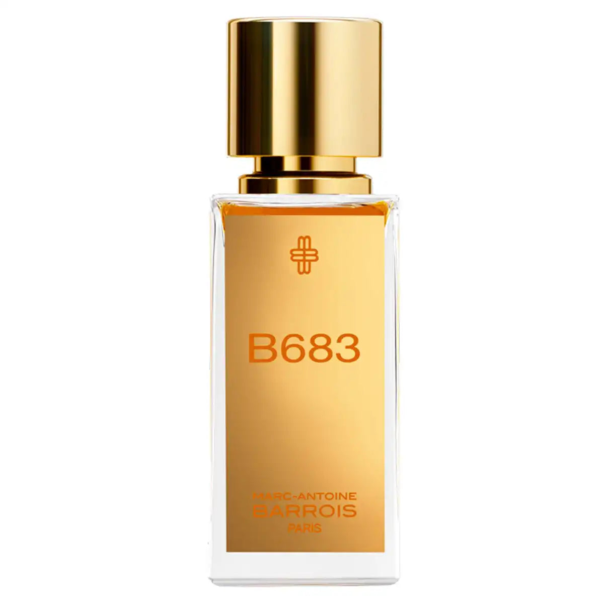 B683 Eau de Parfum by Marc-Antoine Barrois, 30ml bottle with gold cap and minimalist amber design