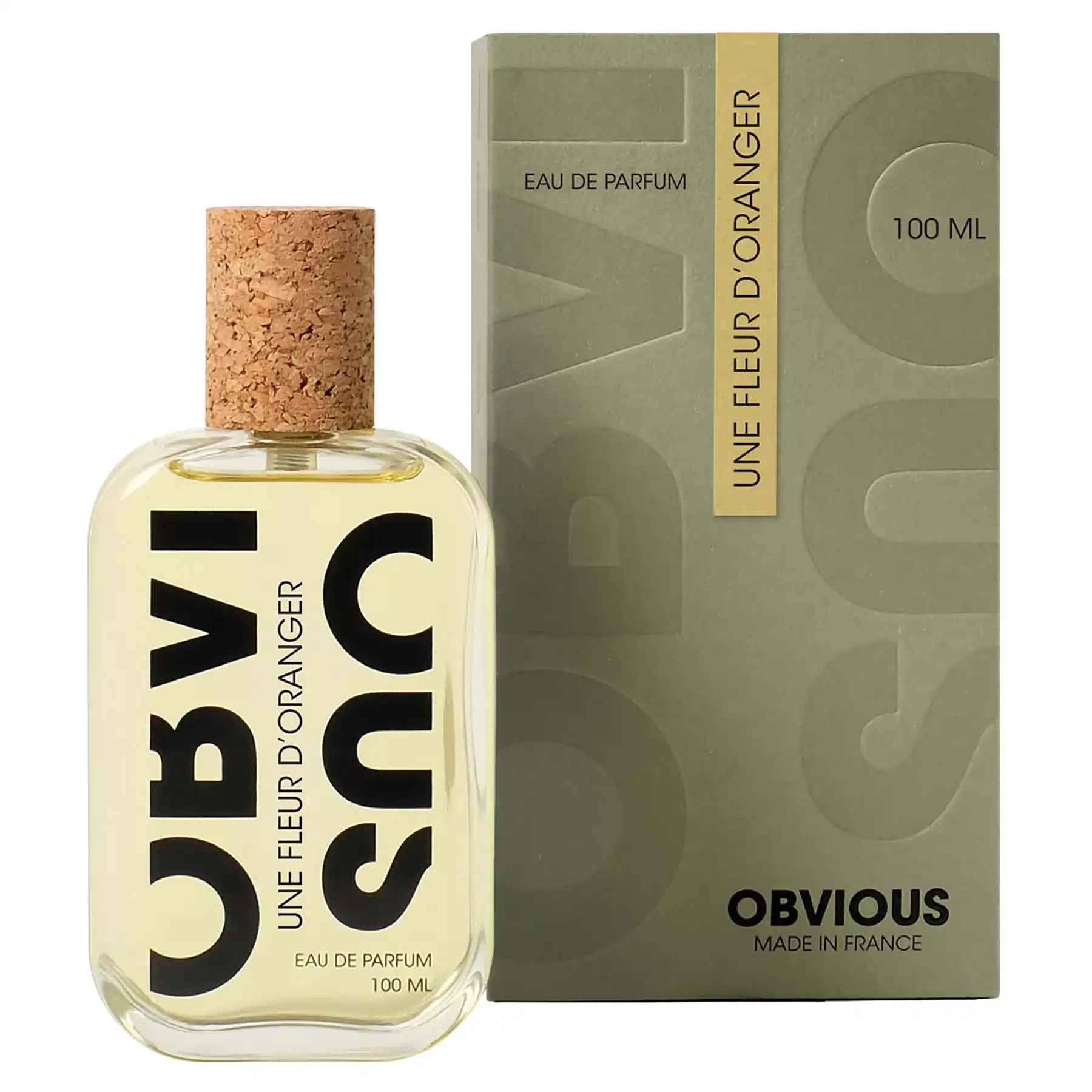 Une Fleur d'Oranger Eau de Parfum by Obvious Parfums, 100ml bottle with green packaging