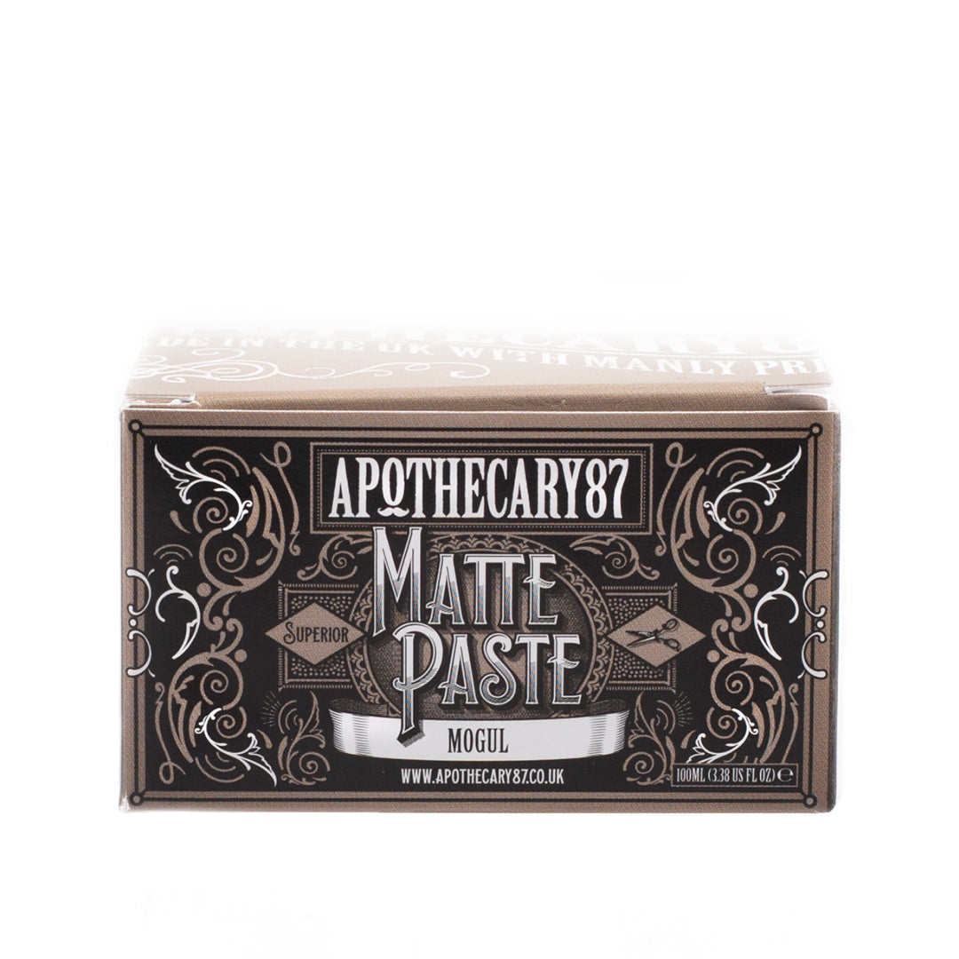 Apothecary87 Matte Paste Matte Firm Hold Hair Styling Pomade Box Front