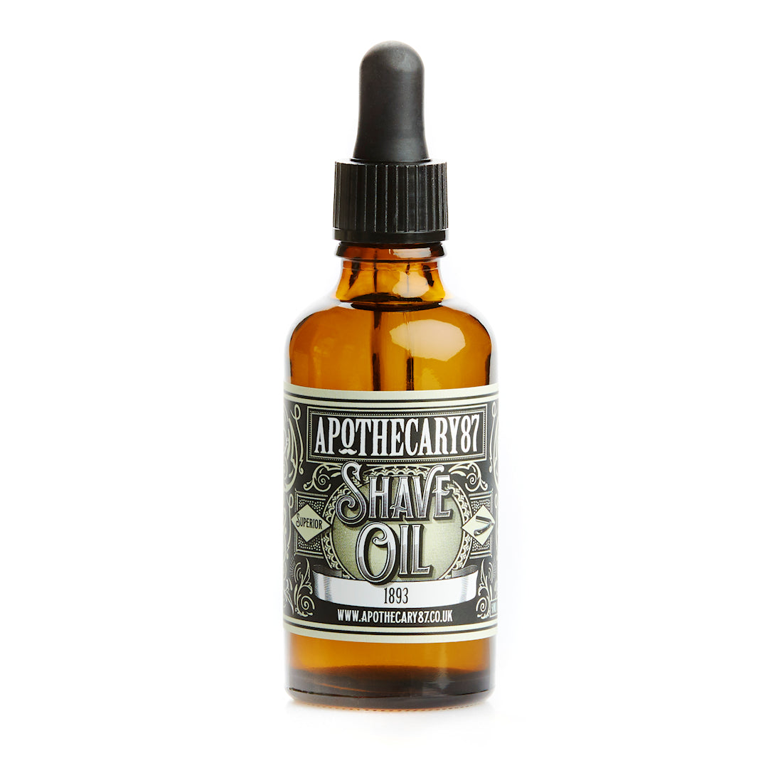 Apothecary87 Shave Oil 1893 Shaving Oil Bottle Front