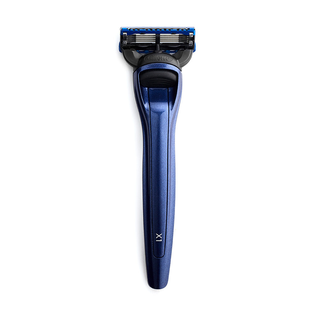 Bolin Webb X1 Fusion5 Razor Ocean Blue Top Luxury Razor