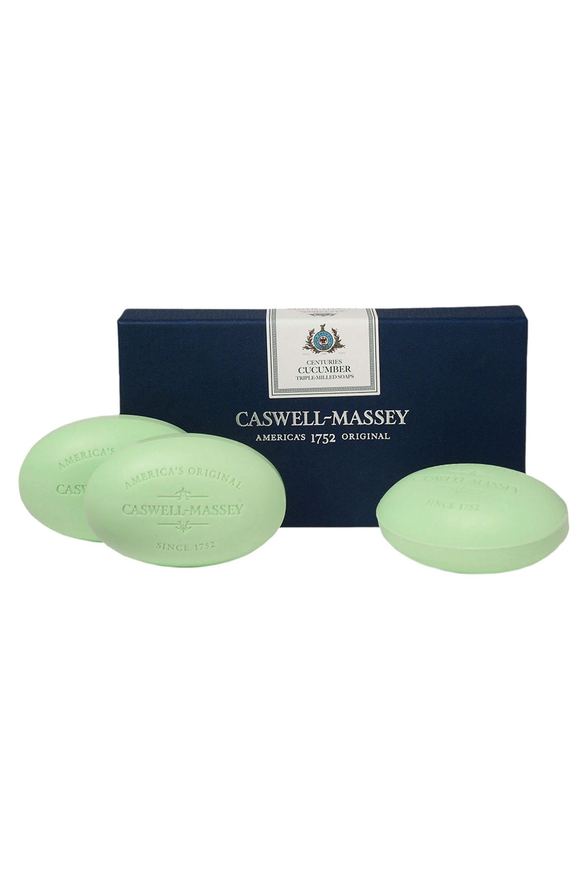 Caswell-Massey Centuries Cucumber 3 Bar Soap Set