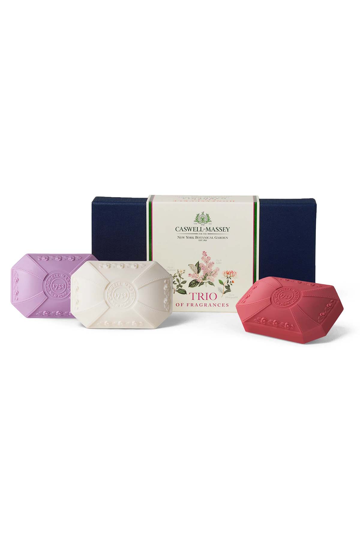 Caswell Massey Trio of Living Florals Soap Set