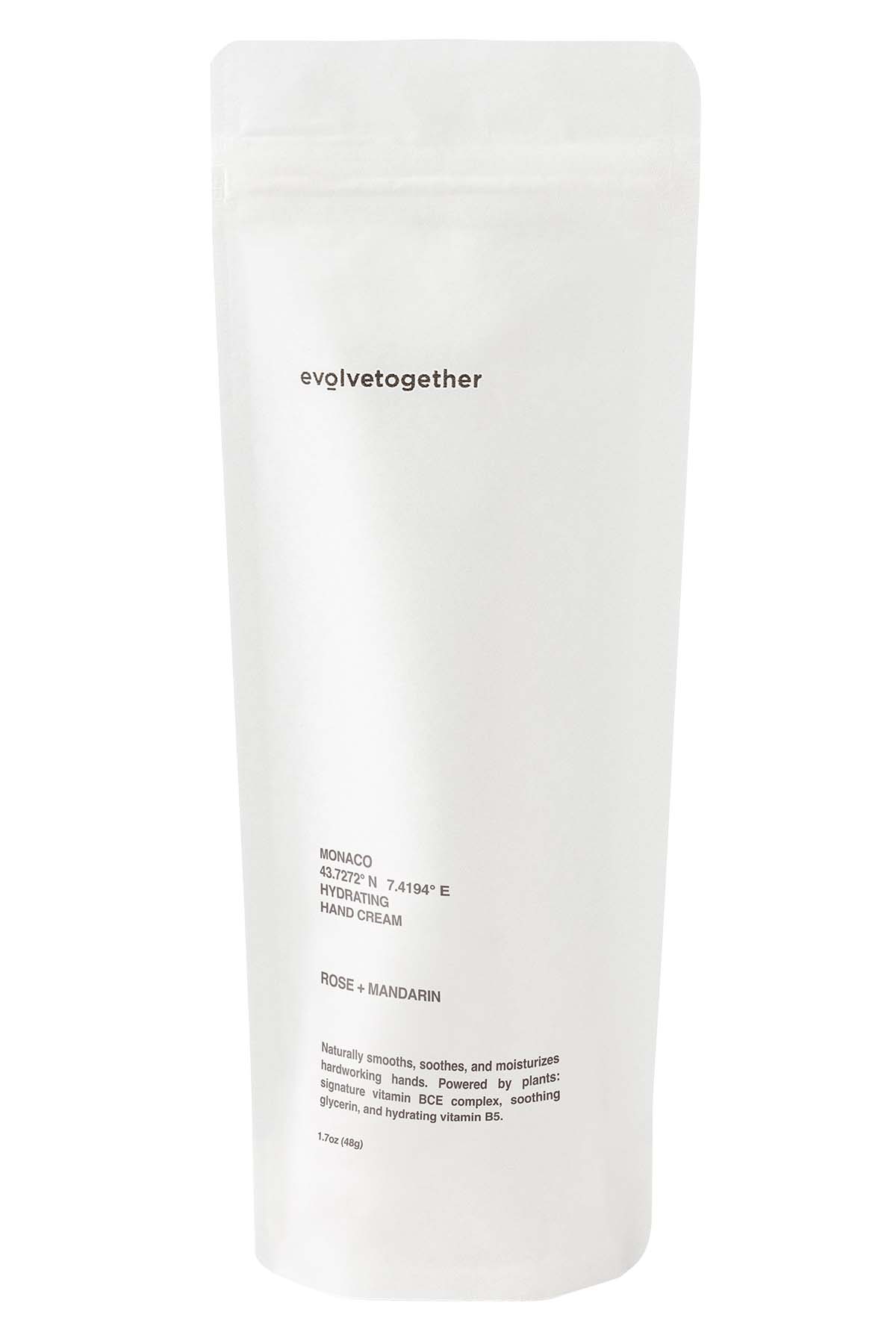Evolvetogether Monaco Hydrating Hand Cream Packaging