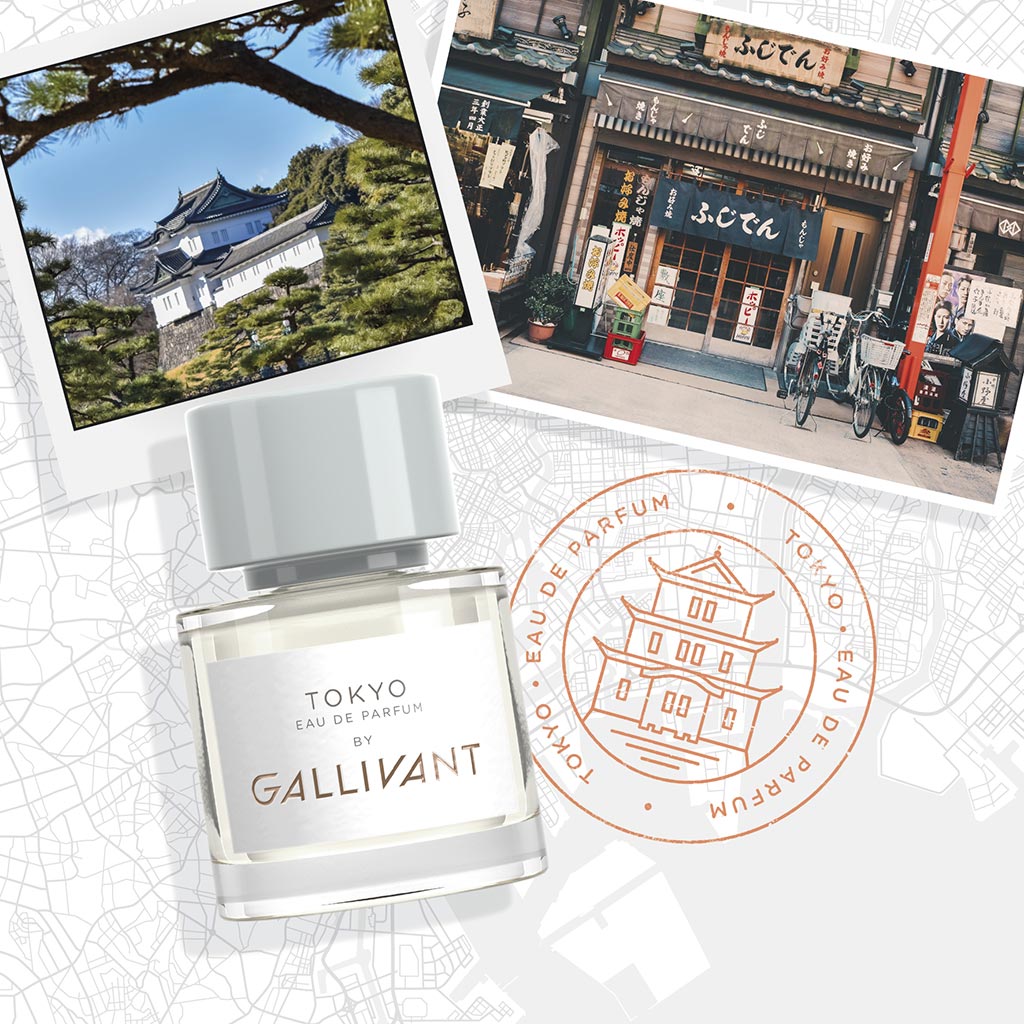 Gallivant Tokyo Eau De Parfum 30ml Postcard