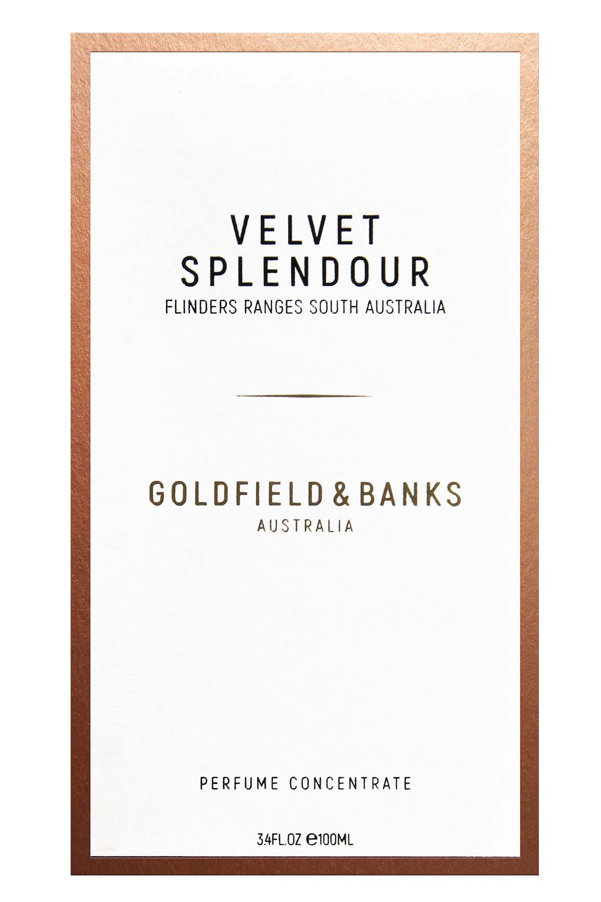 Goldfield & Banks Velvet Splendour 100ml Perfume Concentrate