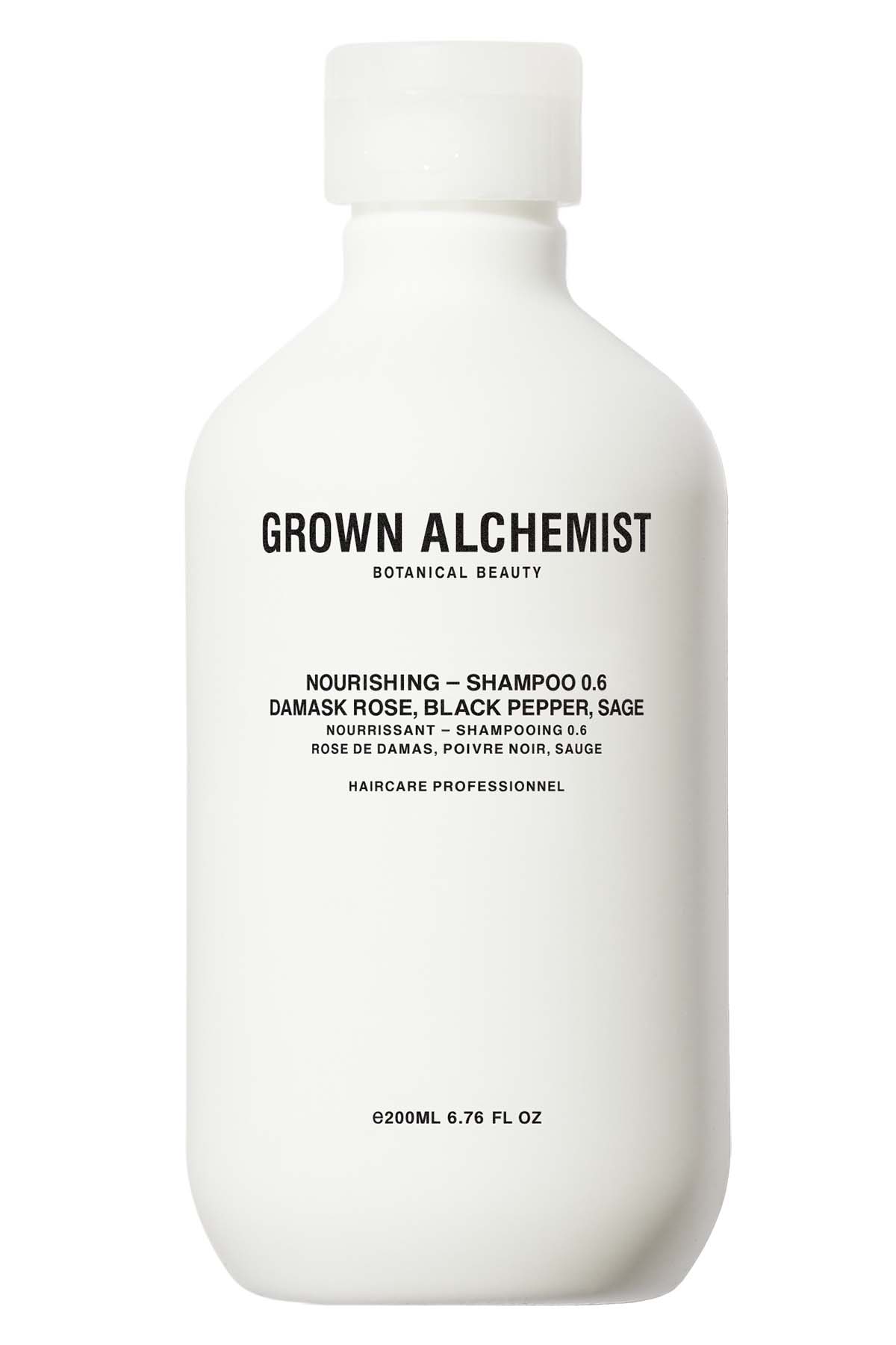 Grown Alchemist Nourishing Shampoo 0.6 Damask Rose, Black Pepper, Sage 200ml