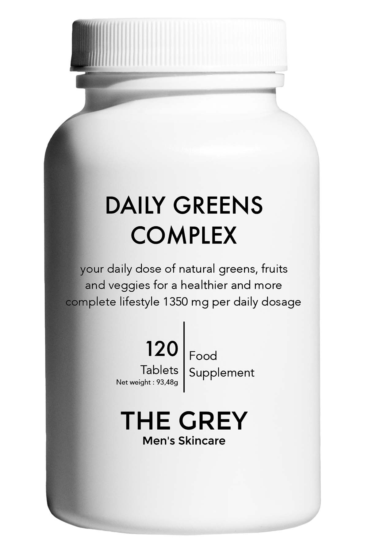 The Grey Men's Skincare Daily Greens Complex 120 Tablets