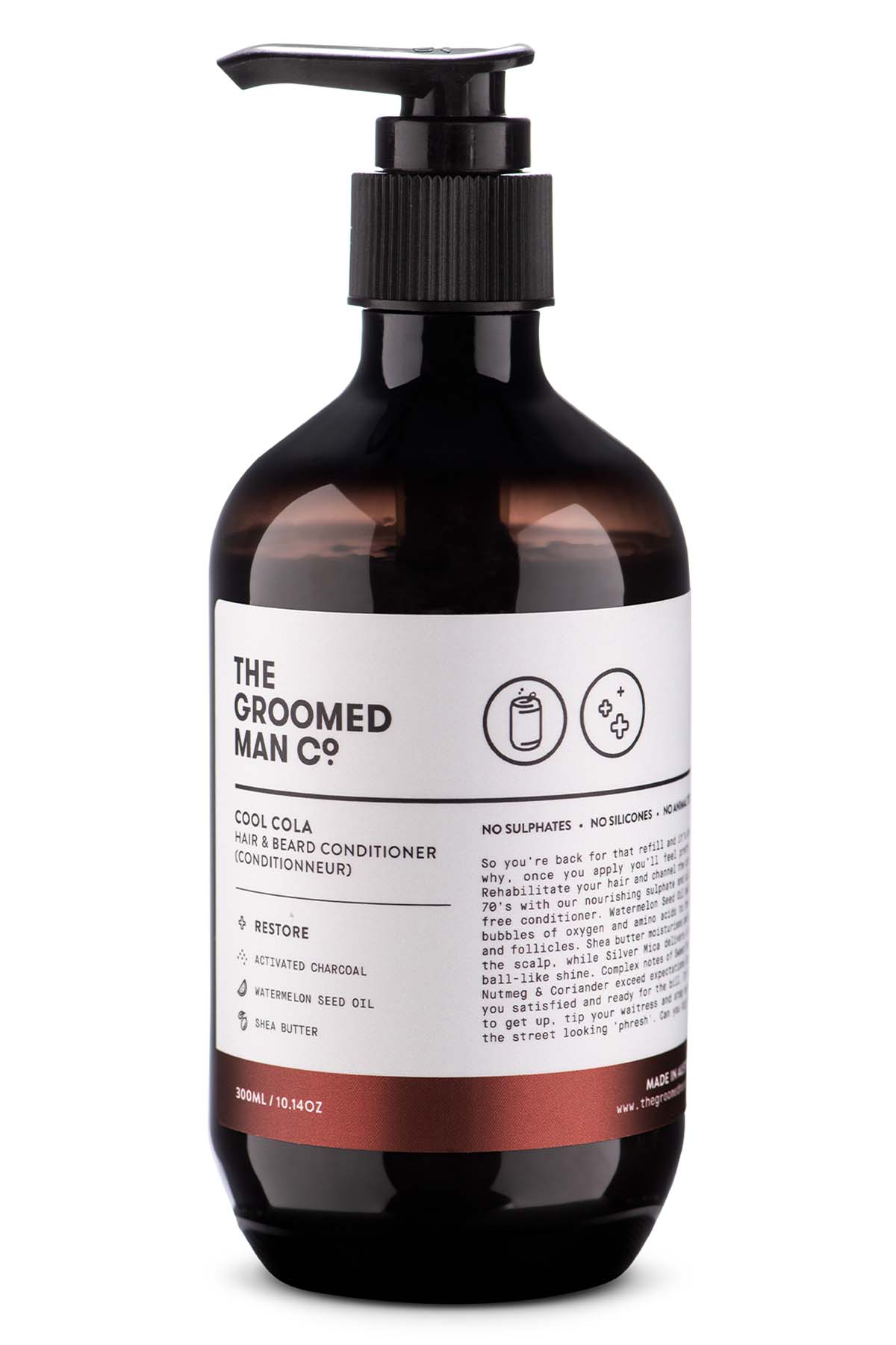 The Groomed Man Co. Cool Cola Premium Hair & Beard Conditioner