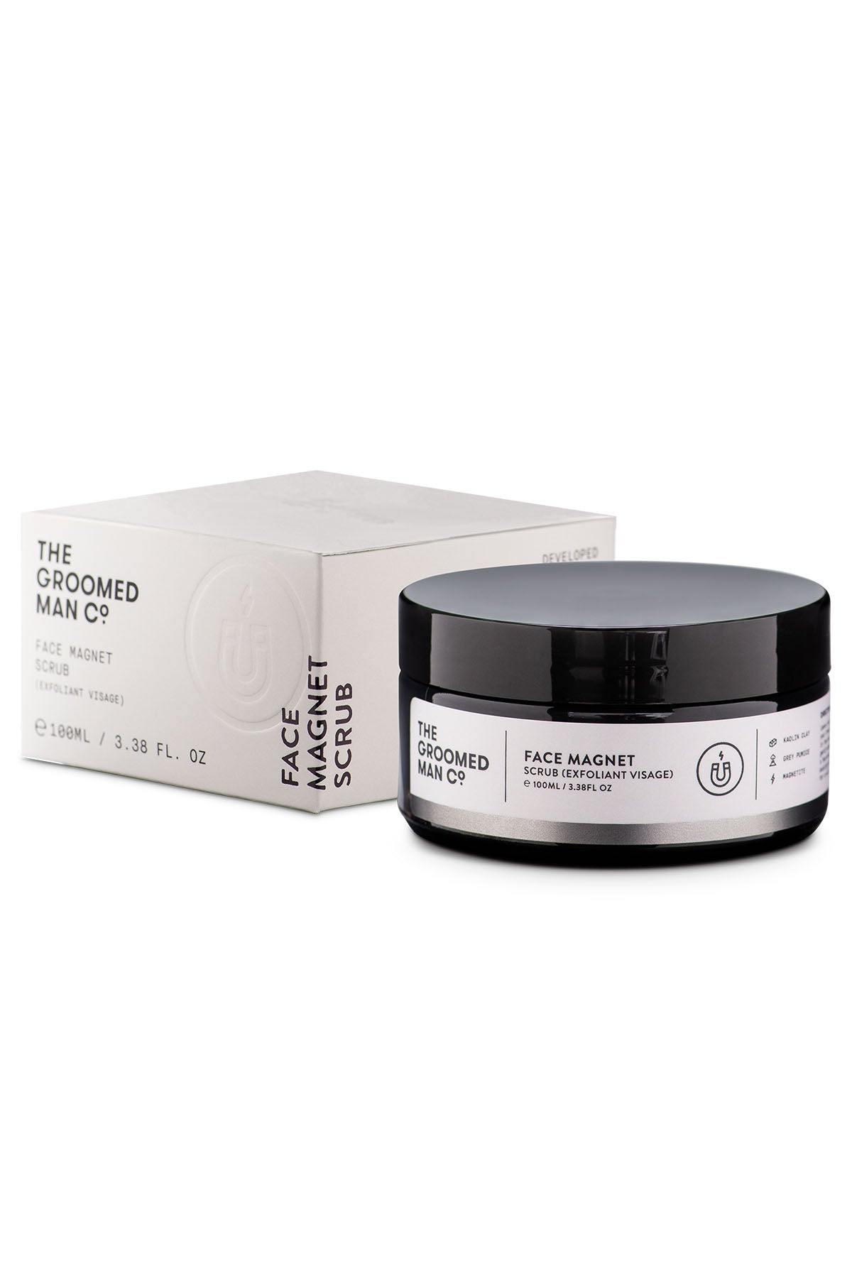 The Groomed Man Co. Face Magnet Premium Face Scrub
