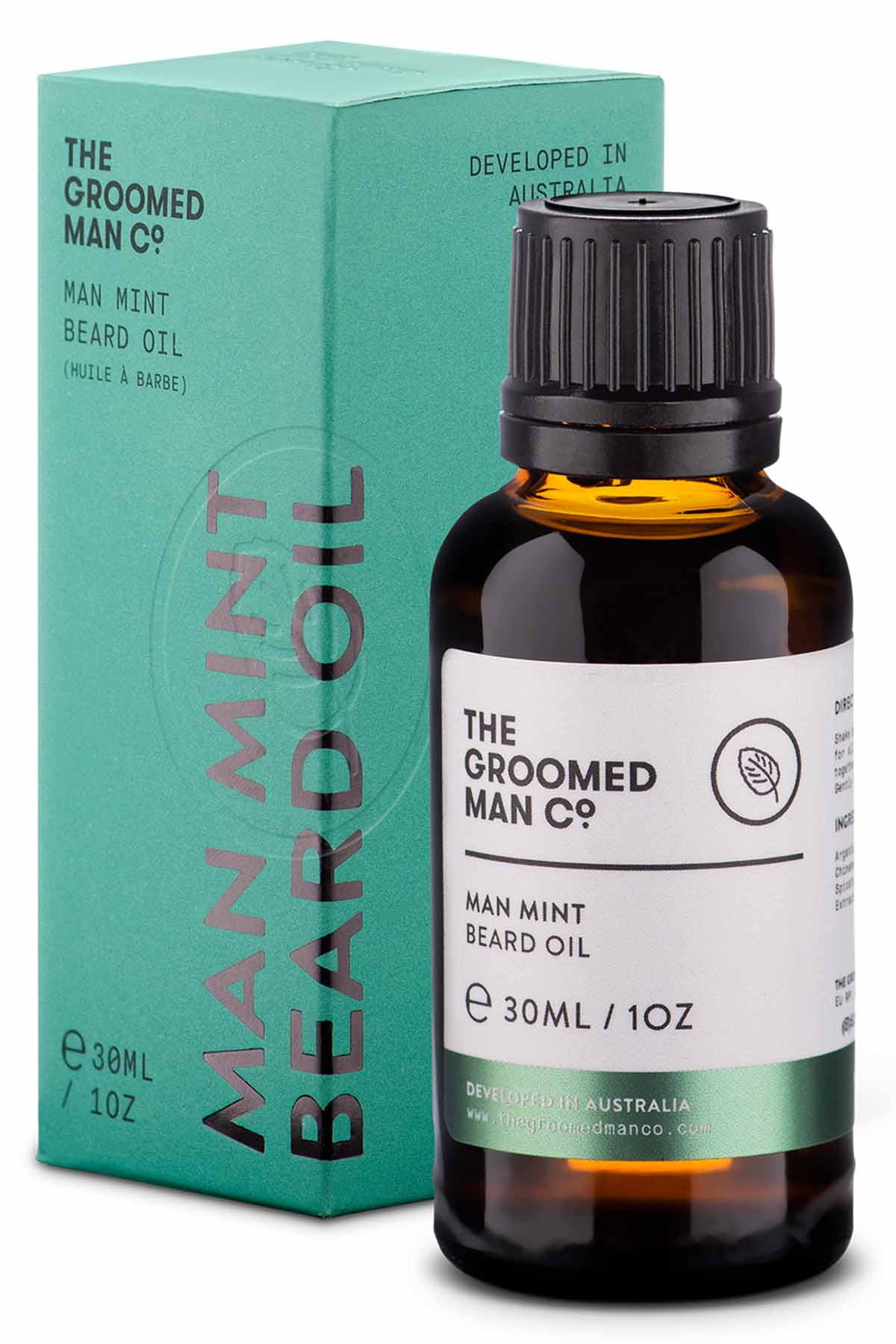 The Groomed Man Co. Man Mint Premium Beard Oil